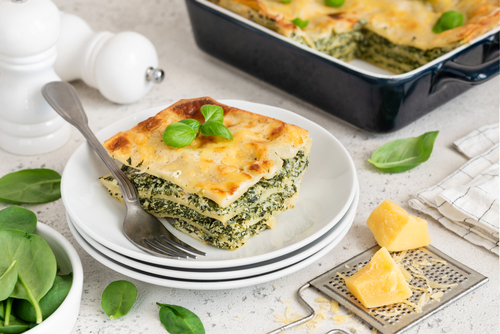 Lasanha verde: aprenda a versão com vegetais na massa