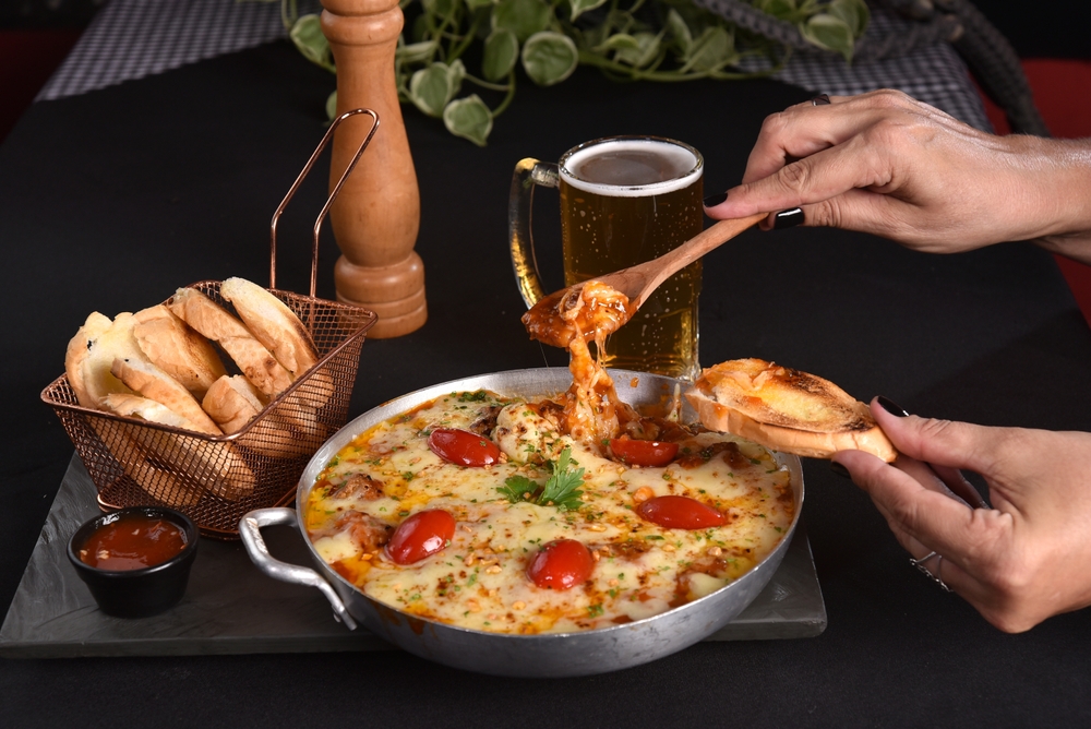 Filé à parmegiana aperitivo