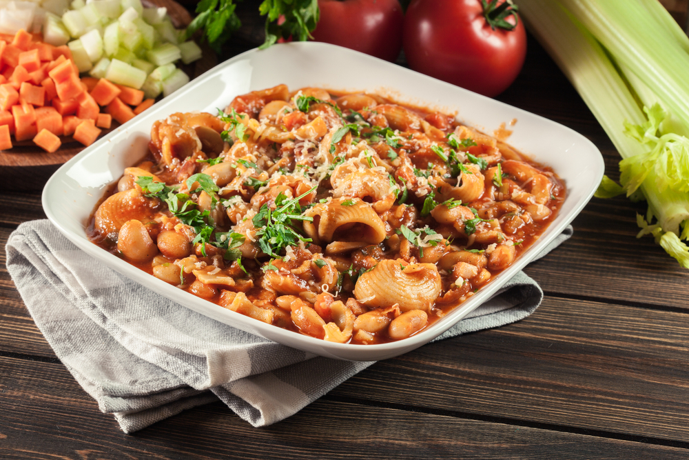 Sopa de Feijão com Macarrão (Pasta e Fagioli)
